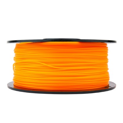 pla translucent orange 3d printer filament