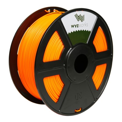 pla fluorescent orange 3d printer filament