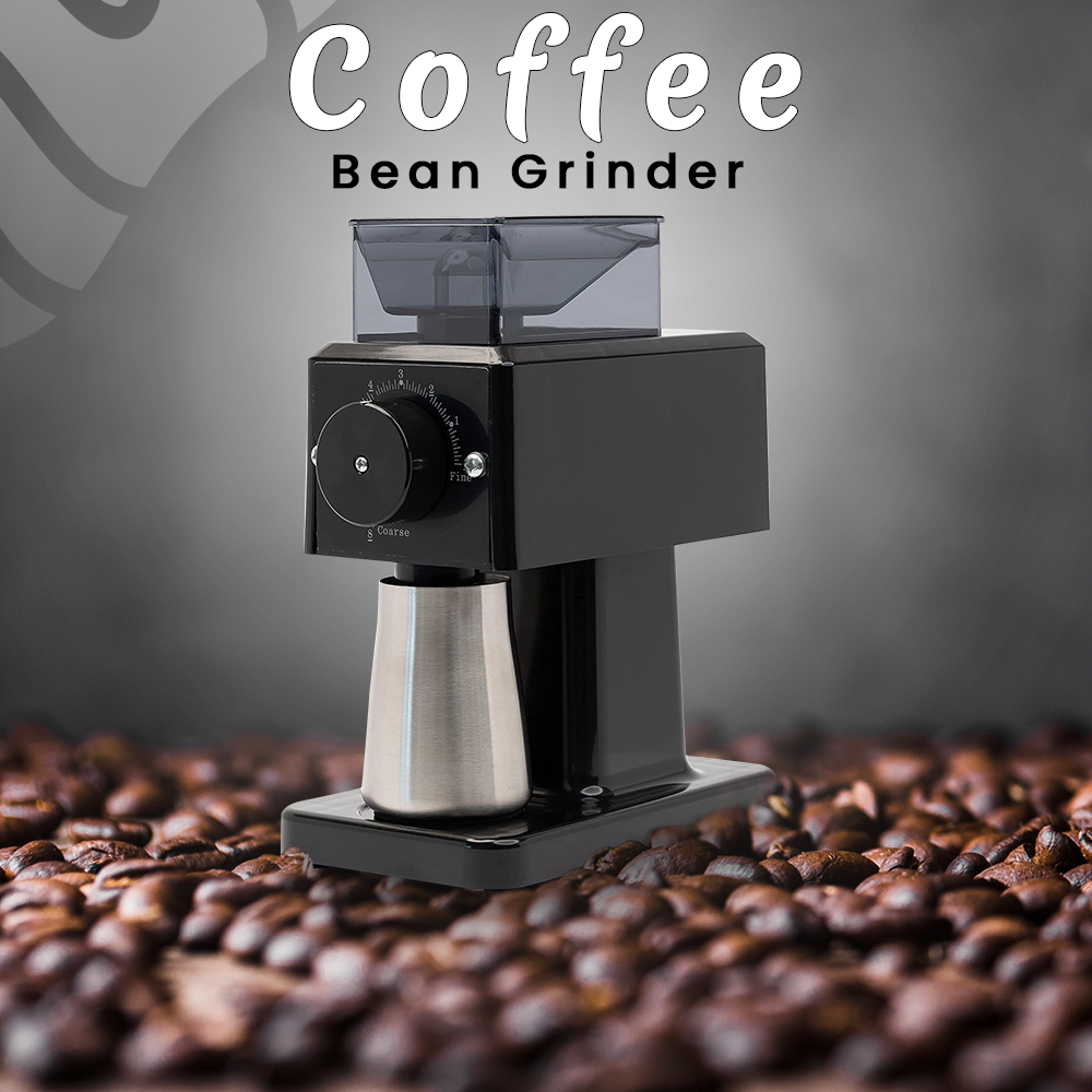 180W Automatic Electric Coffee Bean Grinder-Stainless Steel Cup Grinding  disc - WYZ works