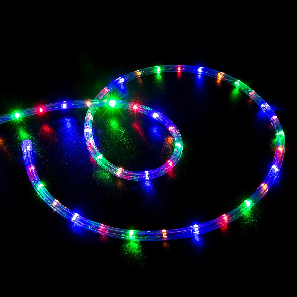25 Multi Color RGB LED  Rope Light  Home Outdoor 