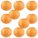 8" Paper Lantern Orange #1