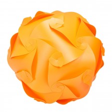 Puzzle Lamp Medium Orange #1