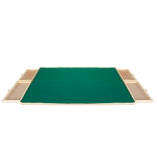 Wooden Puzzle Board with Felt Included