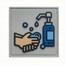 Washing Hands PVC Morale Patch 3D Badge #9021