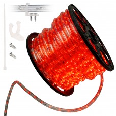 150' Red LED Rope Light - Home Outdoor Christmas Lighting