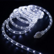 10 Foot 8 Mode Cool White LED Rope